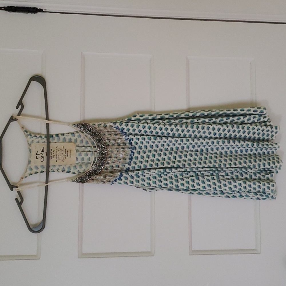 Free People beaded top